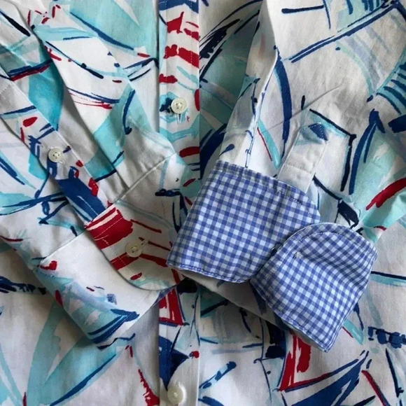 Chaps | 3/4  length sleeve button down - Picture 5 of 6